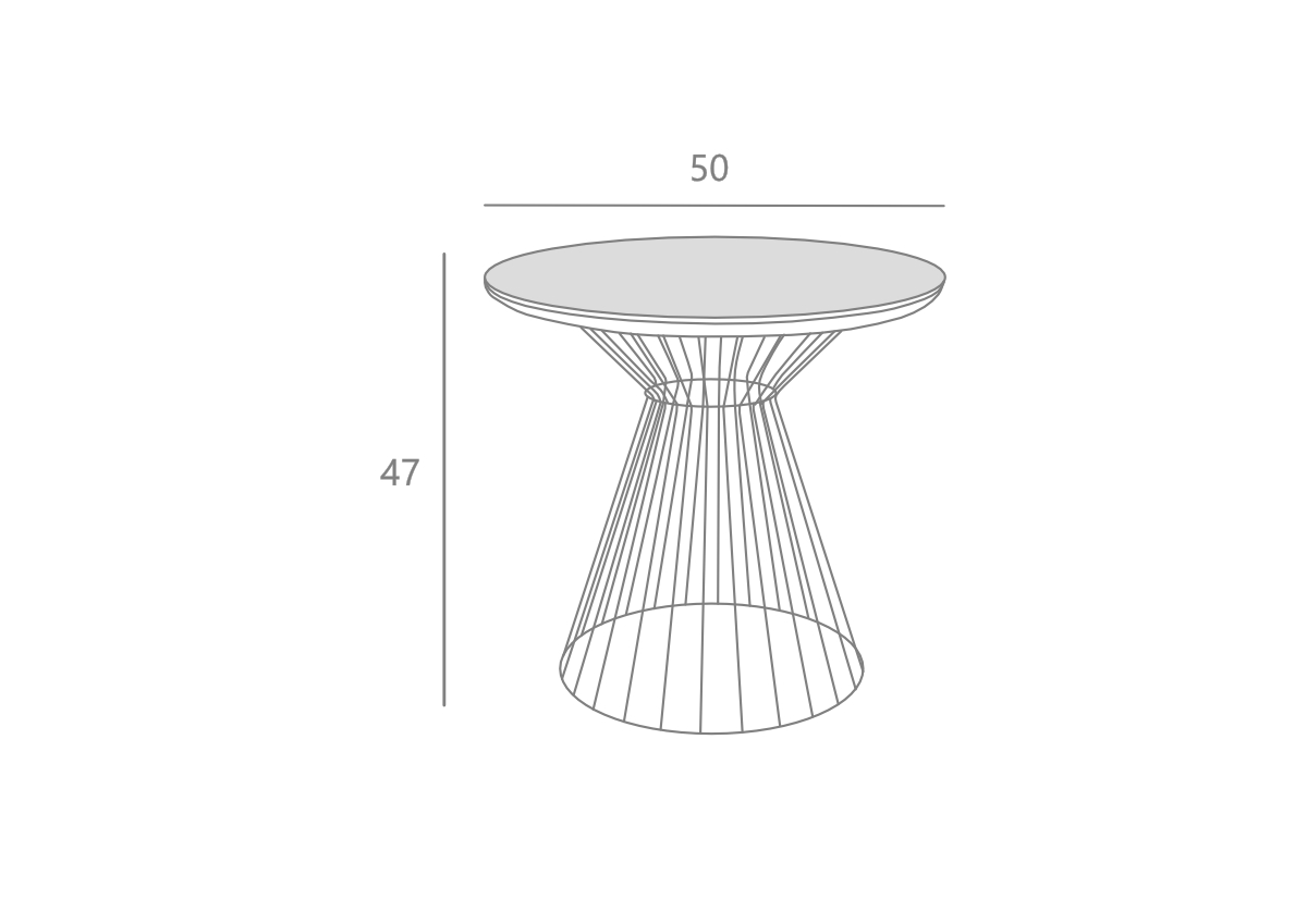 Cagliari Side Table